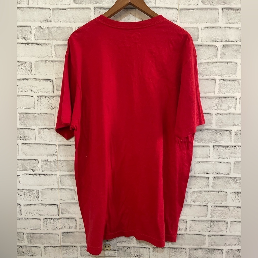 Men’s LRG Lifted Research Group red with white logo short sleeve t-shirt 2XL - Picture 2 of 3